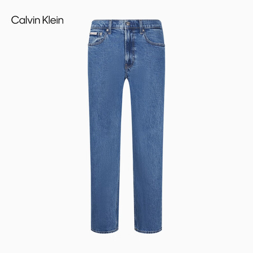 Calvin Kleinjeans [réplica 90 Serie] 25 hombres y mujeres de primavera y verano El mismo modelo CK retro jeans rectos 4RB701G U1W-Denim Light Blue 30