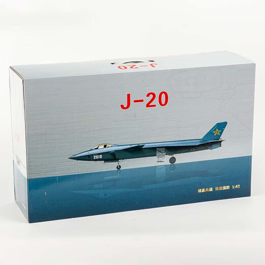 未止 歼20飞机模型合金军事模型科普展览摆件退役纪念品1:48黑色 WZHL-15939