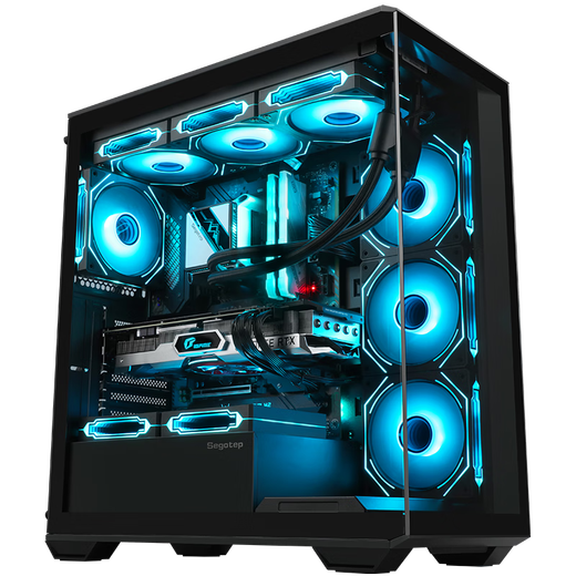 Colorful sea view room E-sports game design office computer host desktop assembly machine customized upgrade (contact customer service before placing an order) 100 Single shot will not be shipped Customized model Please contact customer service before placing an order
