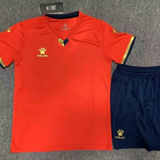 卡尔美（KELME）卡尔美球衣足球队服短袖男女速干透气足球服套装印 1048-白色 XL 建议身高170-175