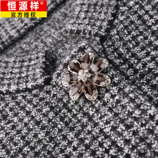 恒源祥【中老年装】中年妇女洋气毛衣妈妈针织毛衣外套中老年人 藏青色-5012 L (建议100-110斤左右)