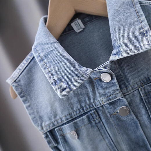 G.Duckkids Little Yellow Yellow Duck Boy Denim Vest Vesm и осенний наряд в детском жилете детского жилета для детского жилета для детской конной