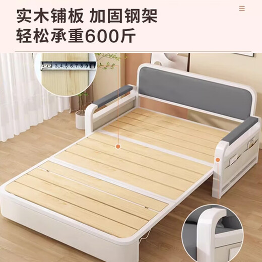 Qiyi [eintägiges schnelles Haar] Sofa-Bett Kleine Wohnung, One-in-One-Dual-Purple-Multifunktionsfunktionsfunktionsfisches einfach