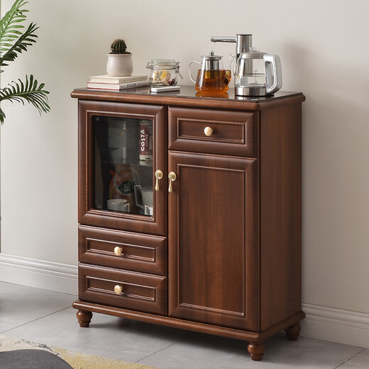 Yonghuan Máquina de barra de té de madera sólida de alta gama Inicio Gabinete integrado totalmente automático 2025 Nuevo gabinete de desinfección de la sala de estar chino Bebida inteligente 6626 Totalmente automático con desinfección caliente caliente