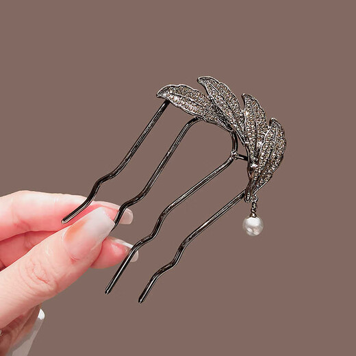 Ji Sifan wheat ear U-shaped hairpin new Chinese style ancient style headwear high-end Hanfu hair accessories artifact hairpin hair accessories birthday gift wheat ear high-end hairpin (gift box)