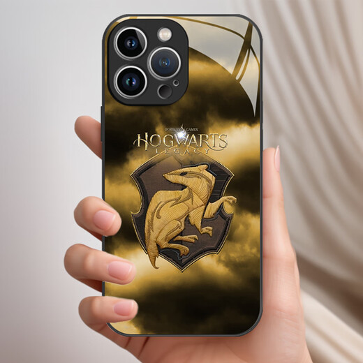 Ruihuan Berry Harry Potter Mobiltelefon Hülle Apple 15 Huawei Mate60 Hogwarts iPhone 14 Promax Xiaomi 13 Geeignet für Redmi Note12Turbo Slytherin P60 La JLB14699 Harry Potter-Flüssigglas iPhone 15