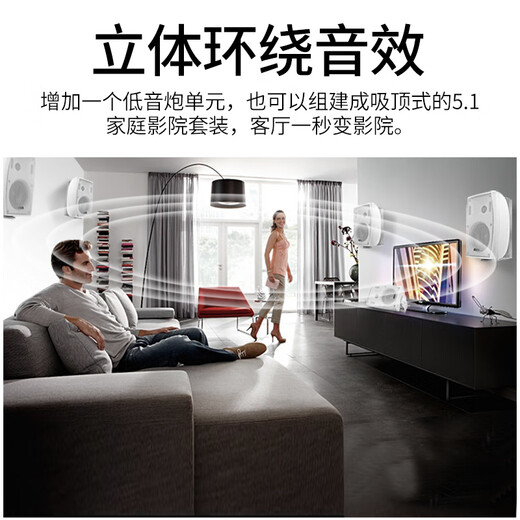 Westin speaker audio Bluetooth amplifier wall-mounted speaker ceiling audio store commercial supermarket dance studio restaurant radio background music B05 one to two [shop audio]