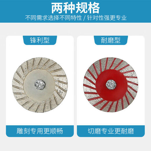 An Junsheng stone carving small slice 4 cm cutting piece stone carving and lettering electric grinder corrugated dry cutting saw blade with handle 4 cm corrugated piece sharp type 3 pieces