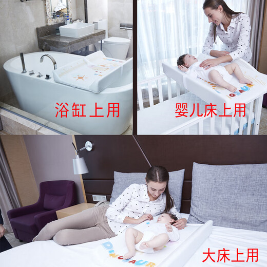 Table à langer de couche bébé table de fonctionnement de table touche de massage table casse-tête table rangeur baignoire blanche traitement normal