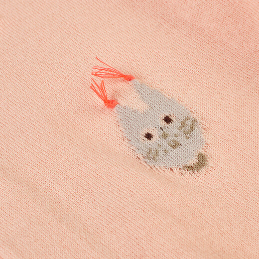 Jnby von Jnby Jiangnan Buddies Baby Cotton verwöhnt kurze Strickjacke Stricker Sweater Herbst und Winter Jungen und Mädchen Baby Yo7310870 684/warm Pink 100 cm