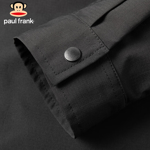 Big Mouth Monkey (Paul Frank) Camiseta de manga larga Camisa de trabajo suelta para hombres.