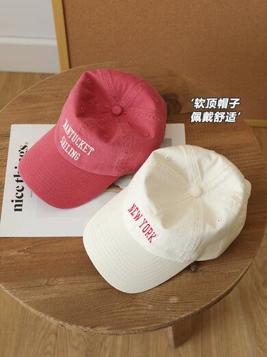 Belesno shallow hat for men with small head circumference baseball cap for girls 52-54cm small size soft top cap stubble uncle retro navy blue anchor small size (52-56cm) head circumference adjustable