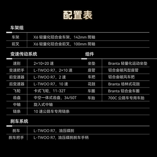 喜德盛（xds）25新款AD300公路车 开箱即骑全隐藏车架20速油碟桶轴ad成人自行车 白蛇 | 顺丰包邮 510mm（身高170-180cm）