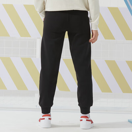 Puma (PUMA) sports suit women knitted sportswear base hooded sweatshirt pullover trousers casual pants 682176-87+682178-01 S