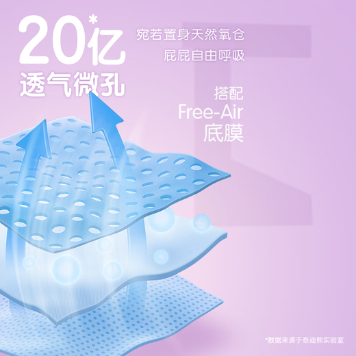 泰迪熊动感拉拉裤/纸尿裤 夏季超薄干爽婴儿尿不湿 抑菌防侧漏 拉拉裤XXL24片(建议12-17kg)