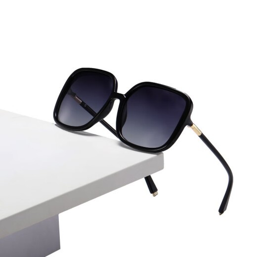 
CONCISE KITE sunglasses for women 2025 new polarized sunglasses for women outdoor driving sun protection and ultraviolet sunglasses glasses black - high-end practical gift high-end sense of high-end