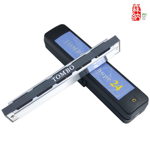 Tombo Japan Tombo 6624 Performance de haut niveau débutants pour adultes Enfants novice polyphonique Hope24 harmonica 12 pièces + 12 ajustement paquet d'origine