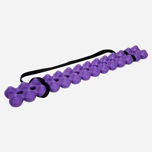 Theratools Pilates Caterpillar Spinal Stretch Correction Spinefitter Back Muscle Relaxation Massage Soothing Stick Second Generation Upgrade/Rose Purple Spinal Stretch