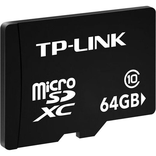 普联（TP-LINK）64GB存储卡 Micro SD内存卡 视频监控摄像头专用 读速Class10 TF卡 兼容多设备 TL-SD64L