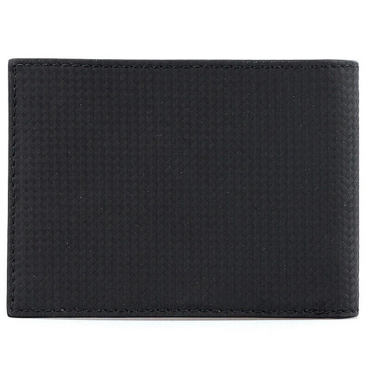 Montblanc [Chinese Valentine's Gift] (MONT BLANC) Men's Wallet Cowhide Short Folding Wallet for Boyfriend Black