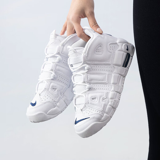 NIKE耐克大童鞋春季新款运动鞋AIR MORE UPTEMPO缓震训练实战篮球鞋 DH9719-100 35.5