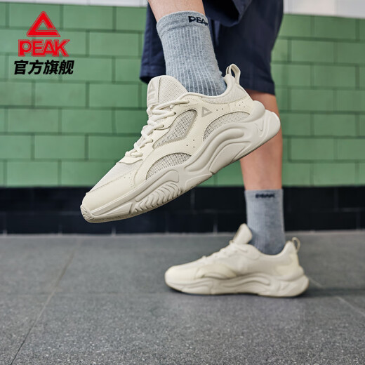 匹克小胖鞋2.0春夏新款男鞋复古增高老爹鞋轻便运动休闲鞋DE440371