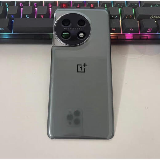 LZQLY is suitable for 1+11 back cover glass OnePlus 11 original back cover glass mobile phone back cover repair and replacement 1+11 Instant Green without frame