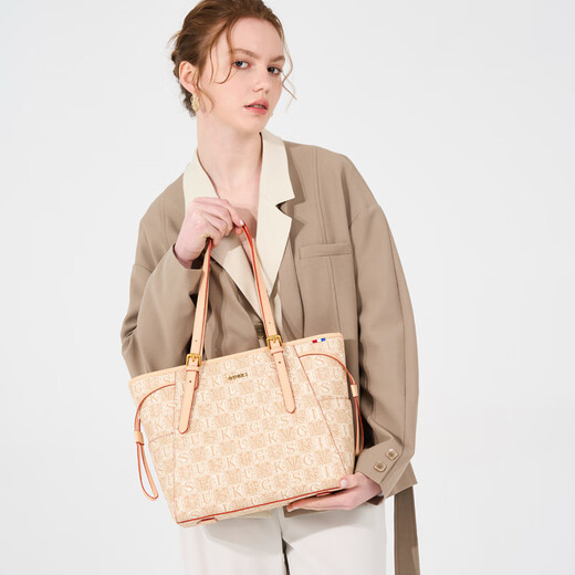GUSKI French Bag Women's 2025 Young Luxury Ladies One-Shoulder Tote Bag Birthday Chinese Valentine's Day Gift to My Girlfriend Coffee Color [Brown] French High-end Brand Practical Gift to My Wife and My Girlfriend