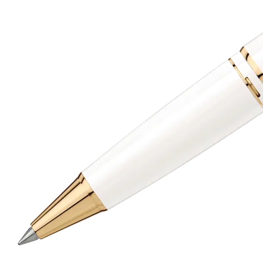 Montblanc (MONTBLANC) is open during the Spring Festival Pix series signature pen resin ballpoint pen business gift white ballpoint pen pre-sale