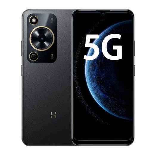 Huawei Hongmeng Ecological Mobile Phone 70 2025 hot new phone is on the market 5G mobile phone 24th issue [interest-free] 5000mAh large battery long battery life Genuine Hongmeng Security mate Yaojin Black 6+128G Official standard [Shop extension + screen breaker insurance]