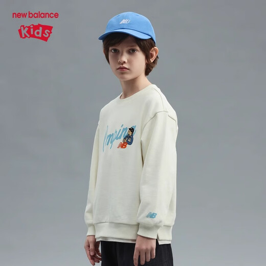 Newbalance NB Children's Clothing 25 años Spring Nuevo producto versátil Versátil Casco de manga redonda de mangas de mangas