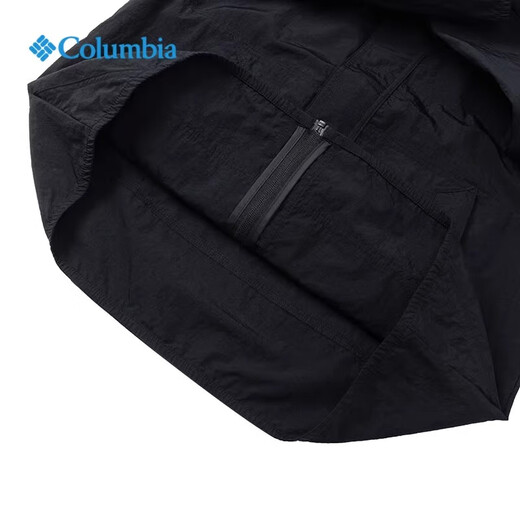 Columbia外套男25春夏户外拒水透气休闲徒步登山连帽夹克WE4839 011 M 175/96A