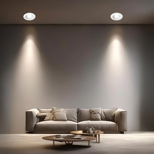 OPPLE LED downlight embedded anti-glare aisle wall washing hill no video flashlight ceiling light downlight 6W-warm white light opening 65-80