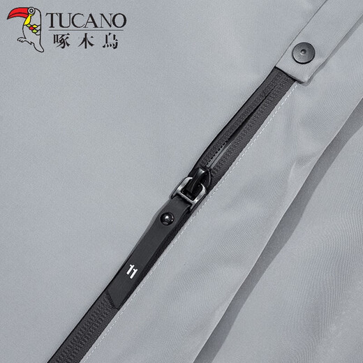 Woodpecker Jacket Men's Jacket Autumn and Winter Clothes Men's Velvet Thickened Trendy Hooded Top Men's Coat Jacket 1943 Black XL (126-140Jin Jin equals 0.5kg)