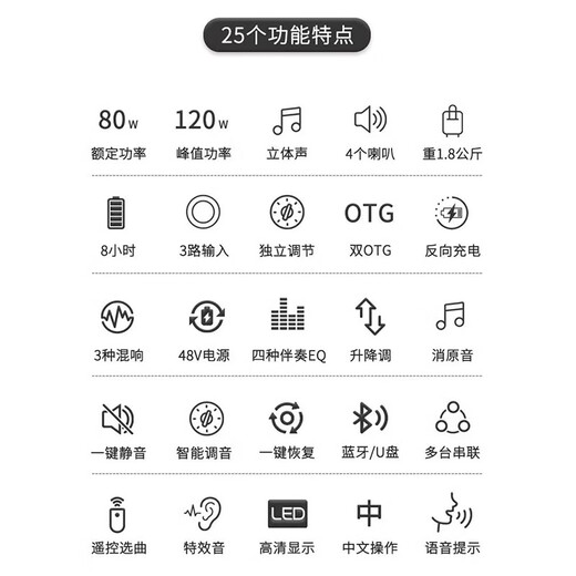 尚好（SACCVH）尚好S5音箱电吹管专用萨克斯吉他户外直播内录弹唱充电蓝牙小音响 S5孔雀蓝+萨克斯无线麦 SH830