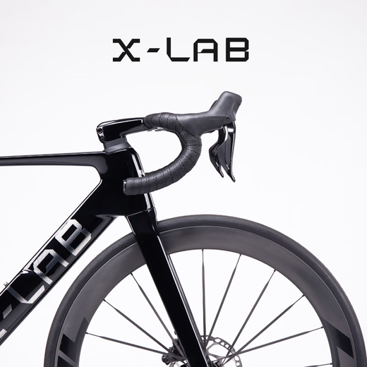 X-LAB wind-breaking road bike AD8 Xiaolabao carbon fiber broken frame wheel set oil disc electronic transmission road bike Black Warrior (UL50 wheel set) S
