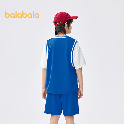 巴拉巴拉儿童短袖套装2025童装夏季男童中幼童两件套时尚运动208225119107