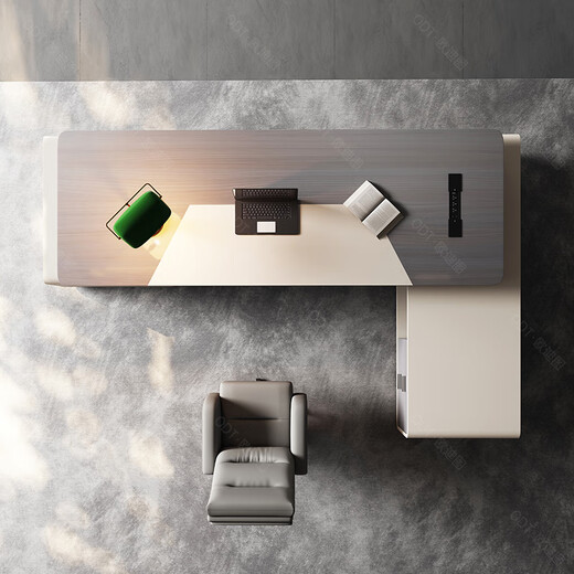 OUDITU Desk Boss Desk and Chair Combination Simple Modern Office Desk Chairman Single Desk Manager President Executive Desk South American Cherry Free Invoicing 2.0 Meter Boss Desk Support Corporate