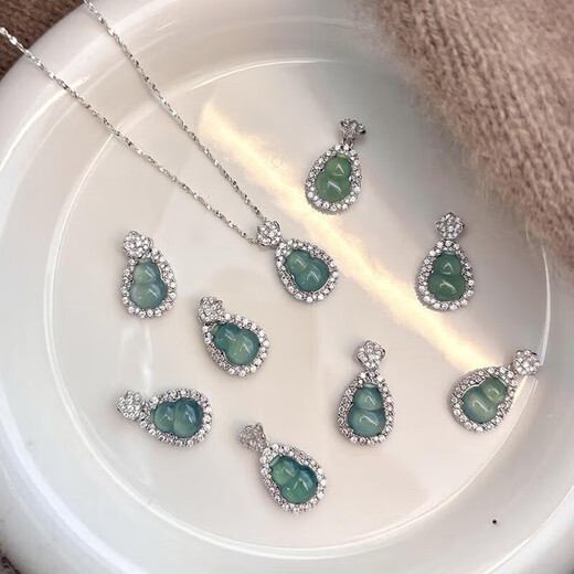 Jianlu – collier en argent gourde de Jade pour femmes, pendentif de luxe léger de haute qualité, bijoux cadeau d'anniversaire pour petite amie et maman