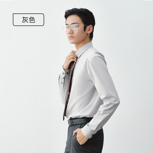 JD.com gemacht Shirt Männer Sommer Business Professional formelle Trage Herrenhemd Kleidung Jacke Langarm Shirt Männer weiß 42