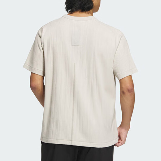 
Adidas casual short-sleeved T-shirt men's 2025 summer new sportswear Wuji series comfortable breathable round neck top IW1517 clear brown 2XL