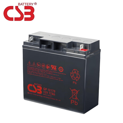 CSB蓄电池GP系列12V4.5/7.2/12/17/20/26/34/40/65/100ah备用UPS电源 GP12170(12V17Ah)