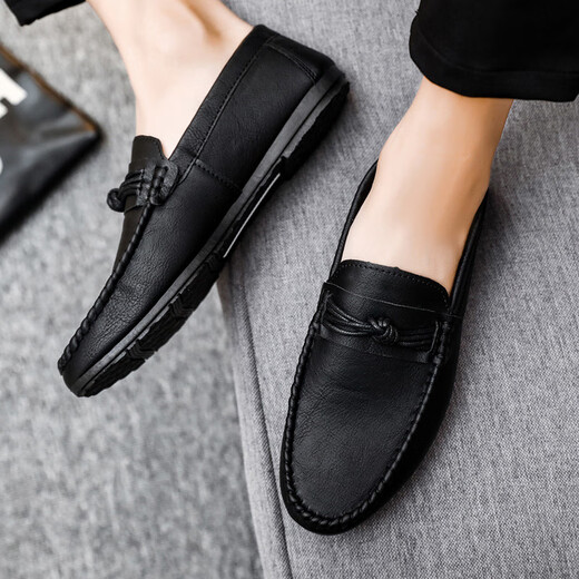 Zapatos de gorro de carpintería de carpintería para hombres 2025 nuevos zapatos de primavera para hombres británicos zapatos de cuero casual de cuero de hombres británicos