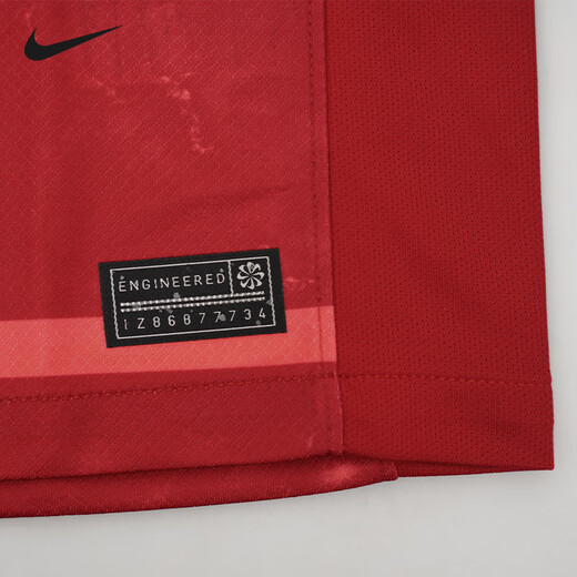 Nike Tianlang Football Nike 25. Chinesische Superliga Chengdu Rongcheng Home Jersey Kurzärmeler Fußballanzug HM6166-687 Red #HM6166-687 XL