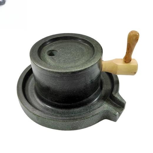 石磨家用 复古小石磨家用青石石磨家用磨盘手工石磨SN1049 17*27石磨