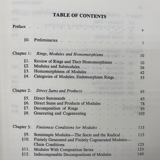 Rings and Categories of Modules，2nd edition 纸质书