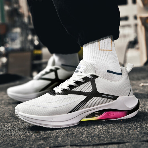 
GFDR ultra-light 20 running shoes men's shoes mesh breathable shoes shock-absorbing running shoes soft sole teenagers big children's sneakers women's running 9905 sea blue ultra-light shock-absorbing 39