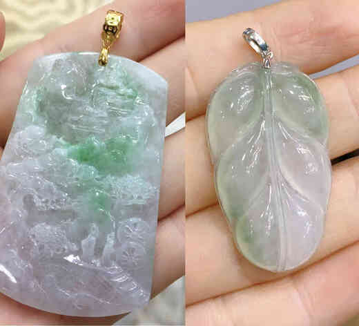 Slightly gifted 18K gold button head, thickened large pendant, melon seed buckle, jade Buddha Guanyin buckle pendant, Ruyi buckle, beeswax melon seed buckle, small plain style, thickened (oblique hole), pure 18K gold color one piece