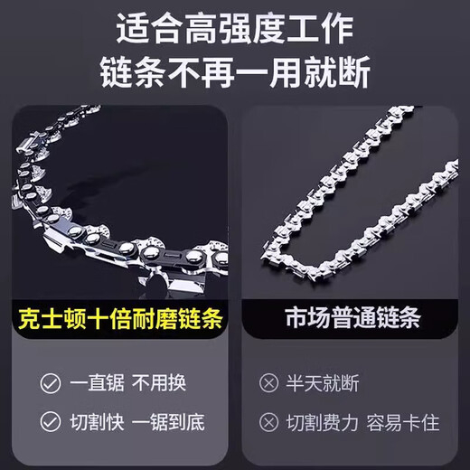 Wuyangbenzong German imported gasoline saw chain 20 inches 18 inches electric chain saw chain 16 inches 12 inches 6 inches saw blade logging chain 16 inches 32 knives 64 sections luxury model