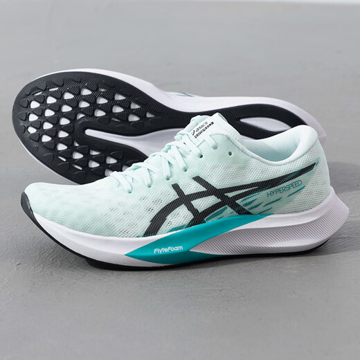 亚瑟士（ASICS）跑鞋女鞋 2025夏季新款HYPER SPEED 4竞速跑步鞋缓震支撑运动鞋 1012B677-400   绿色 36